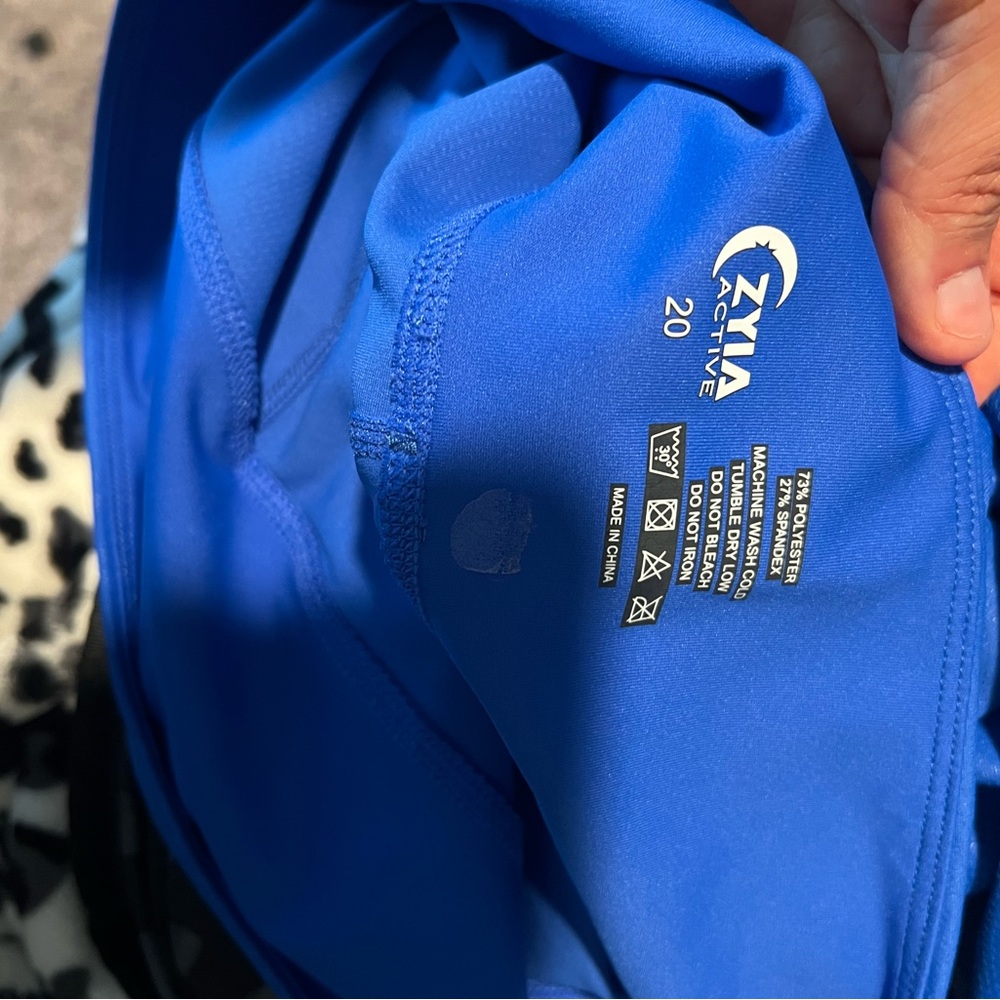 Zyia Blue vibration leggings - Picture 2 of 4